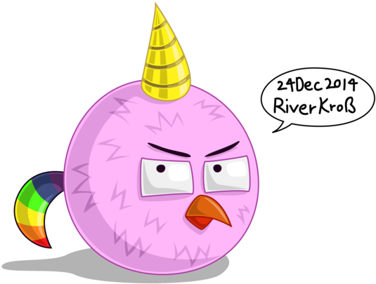 Parrot - Pink Fluffy Unicorns Transparent (600x450)