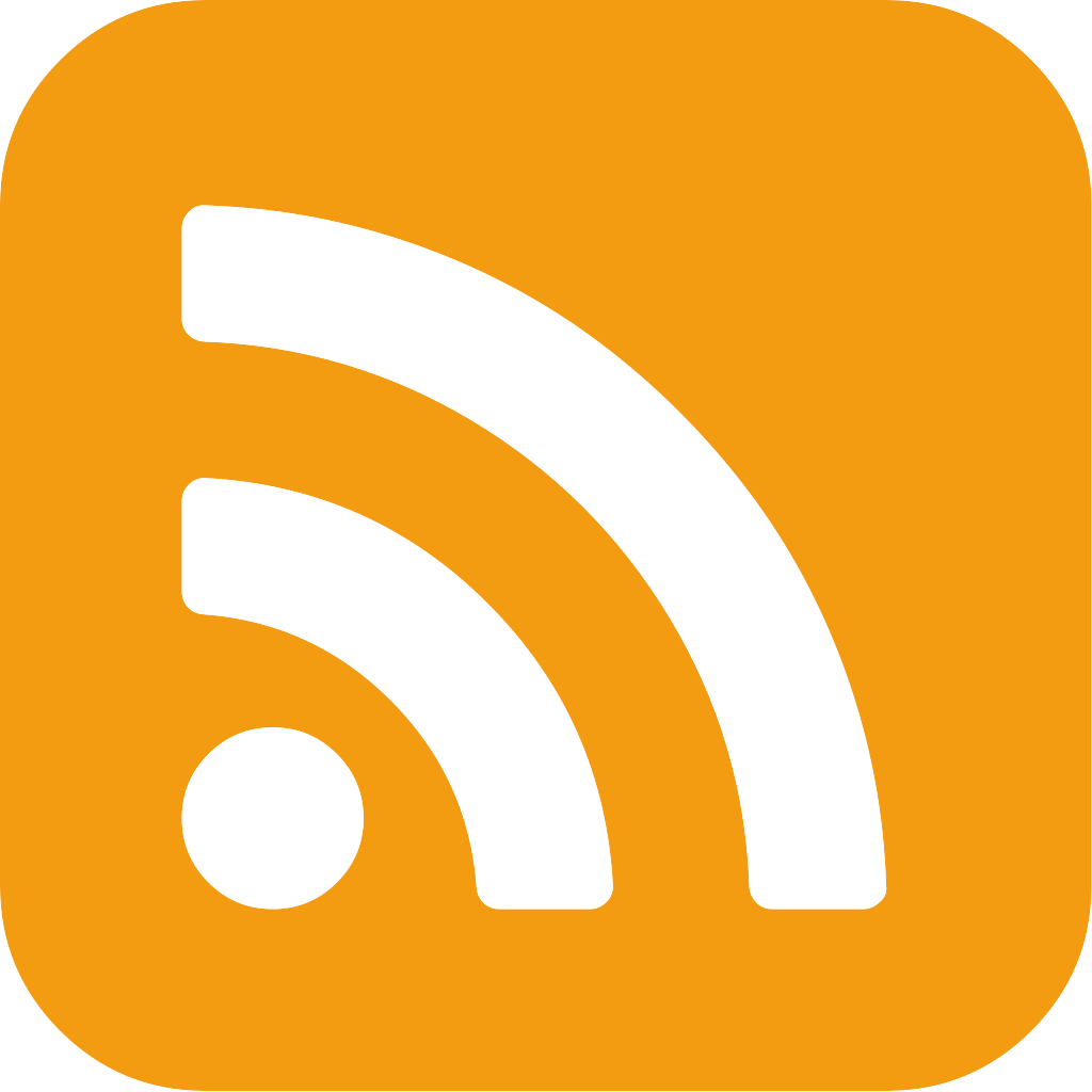 Graph Clipart Qualitative Data - Rss Feed Icon (1024x1024)