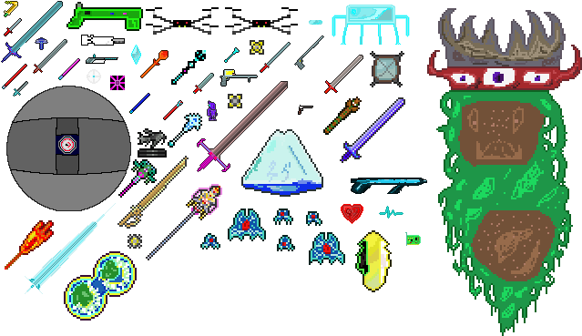 Animations - Terraria Pixel Art (781x500)