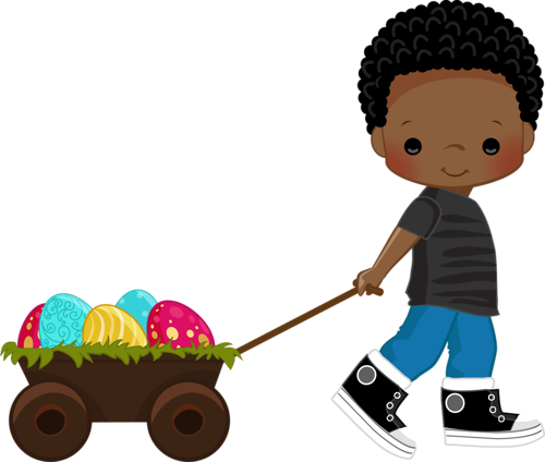 Easter Clipart Play - Drawing (500x424)