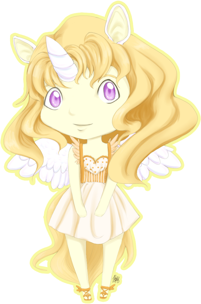 Devil Chibi Girl - Cartoon (800x1175)