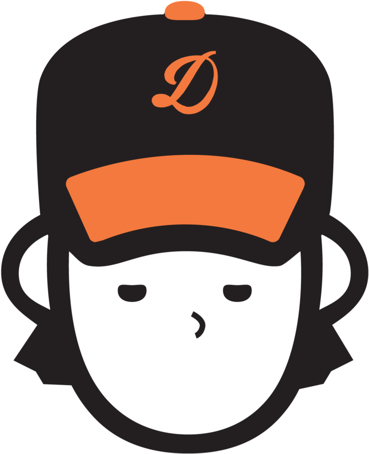 Dude Baseball Logo-01 - Baseball (1000x1000)