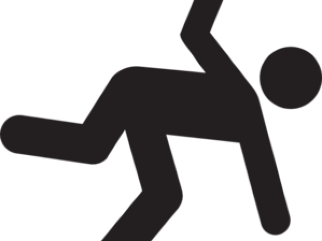 Man Tripping Cliparts - Sign (640x480)