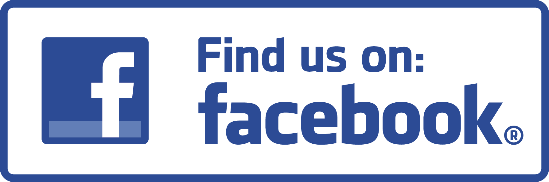 Business Cards Find Us On Facebook Choice Image Card - Follow Us On Facebook Logo Png (1788x594)