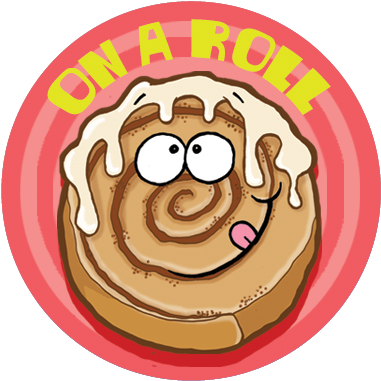 Cinnamon Roll Dr - Sticker (446x446)