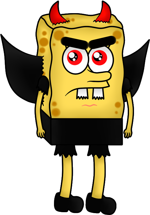 Devil Spongebob 2016 - Cartoon (490x700)