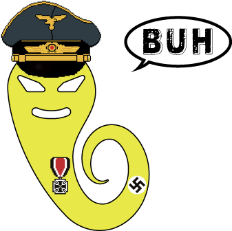 Luftwaffe Devil Ghost By Raspberryvixen - Cartoon (392x368)
