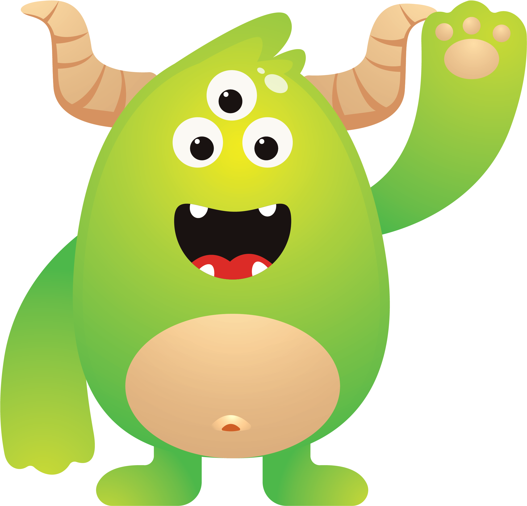 We Have Monsters - Cartoon (2480x2480)