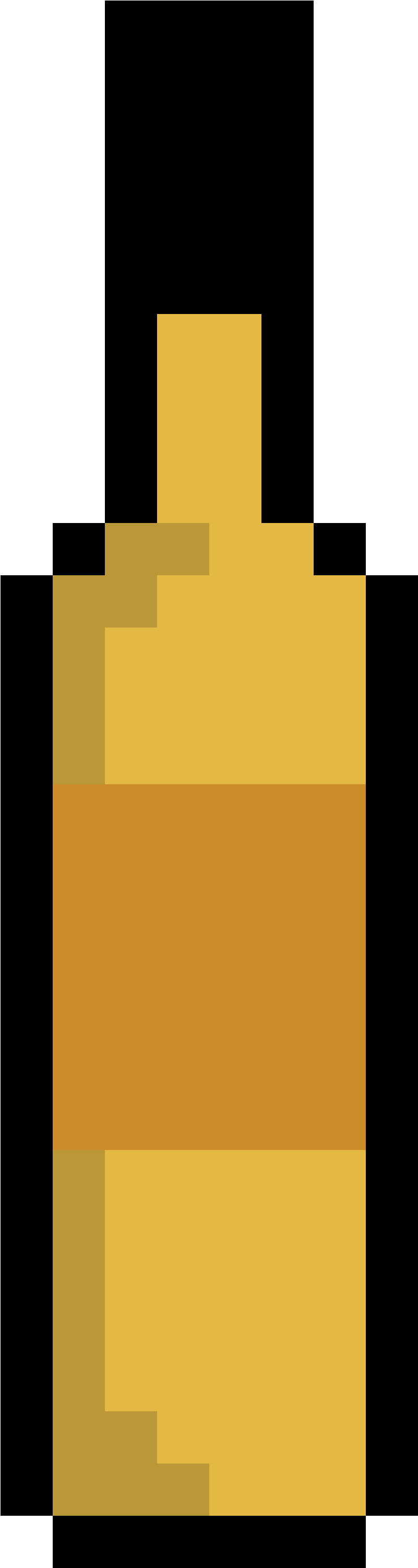Tequila - Pixel Art Milkshake (1400x3500)