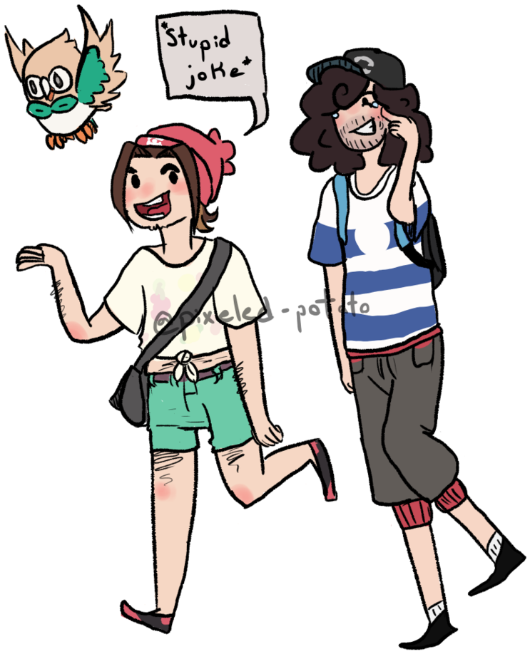 Game Grumps By Pixeled-potato - Cartoon (800x941)