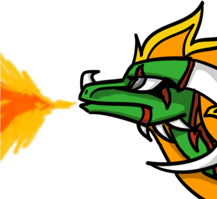Codes For Insertion - Dragon Breathing Fire Animation (703x703)
