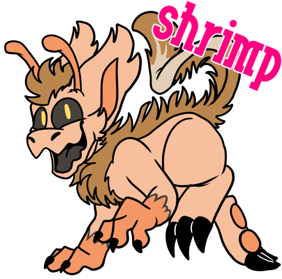 Shrimp By Rthappy - Cartoon (898x889)
