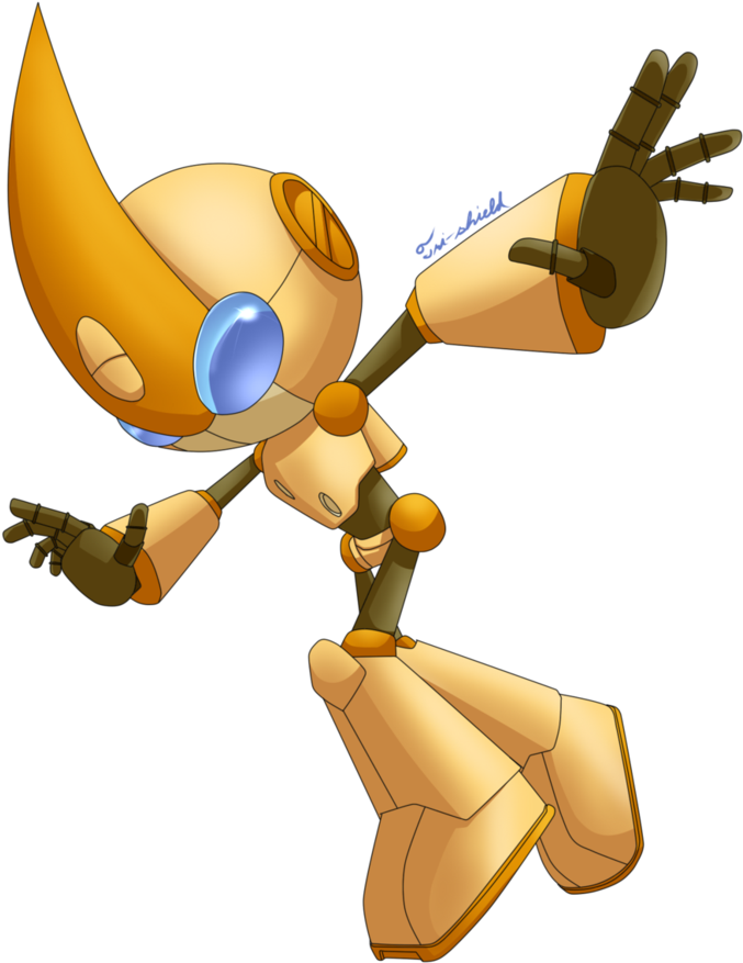 Fighting Robot Boi By Tri-shield - Cartoon (790x1011)