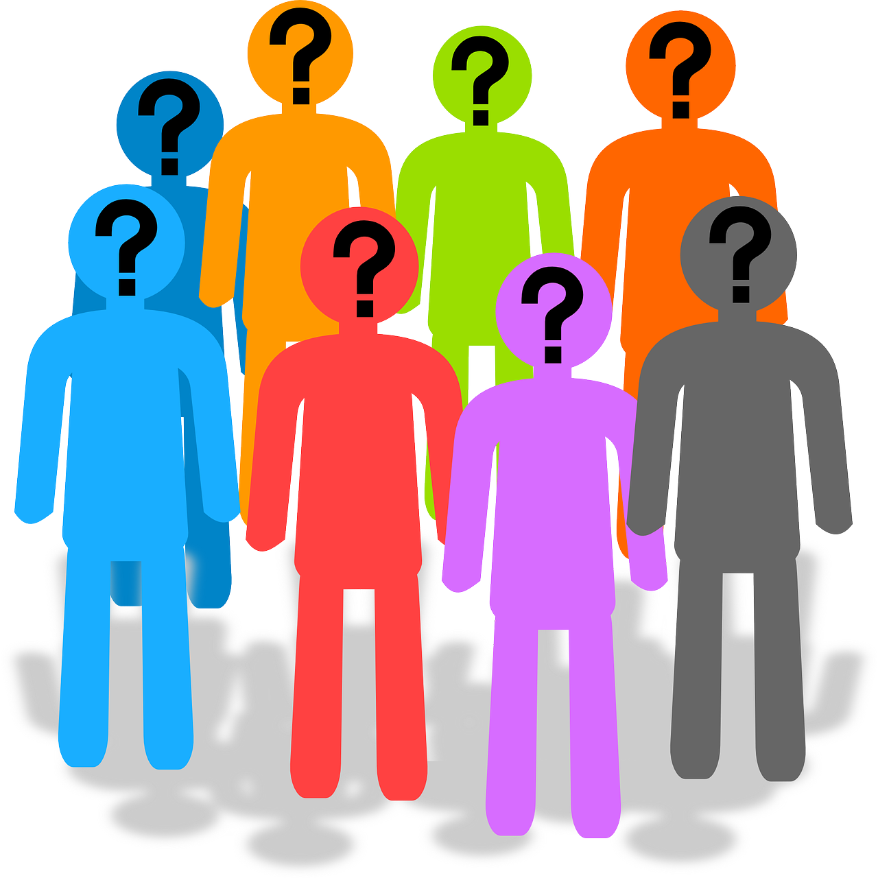 Millennials Public Domain - Population Clip Art (1280x1280)