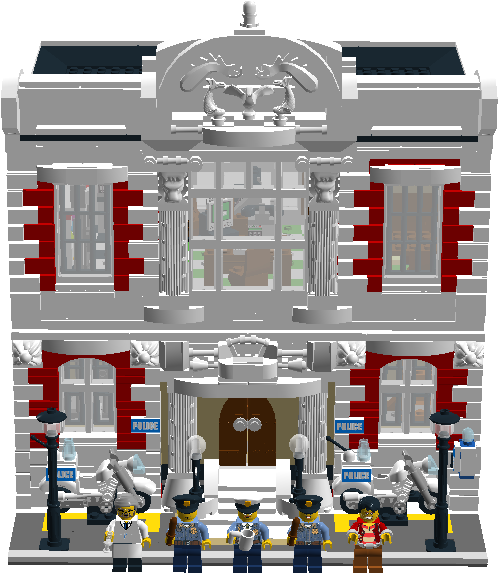 This Model Includes Five Mini-figures And Two Motorcycles - Lego (1101x600)