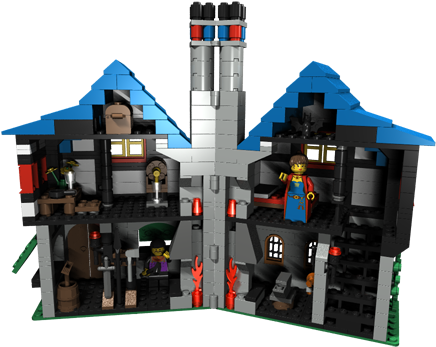 Blacksmith Shop With - House (640x360)