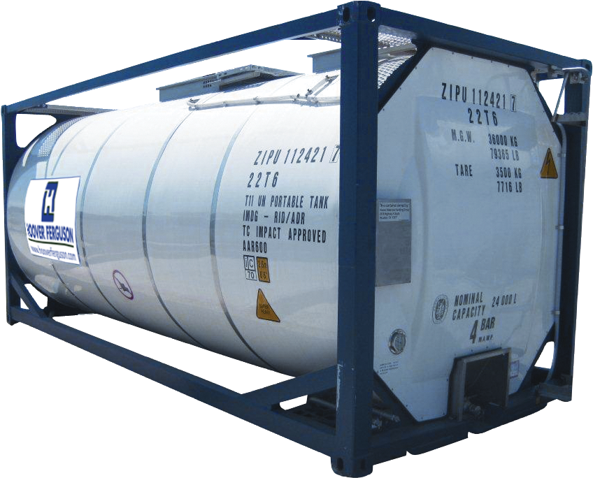 Standard Iso Containers - Iso Tank Container (882x864)