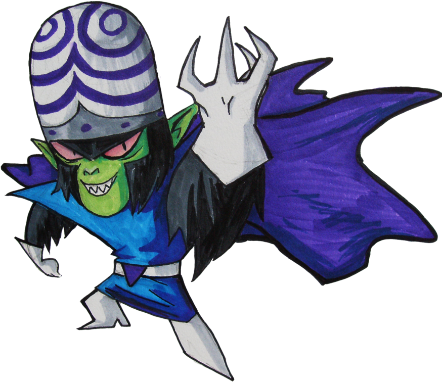 Mojo Jojo Wallpaper - Painting (900x767)