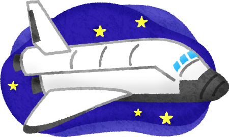Space Shuttle In Space - Space Shuttle (450x270)