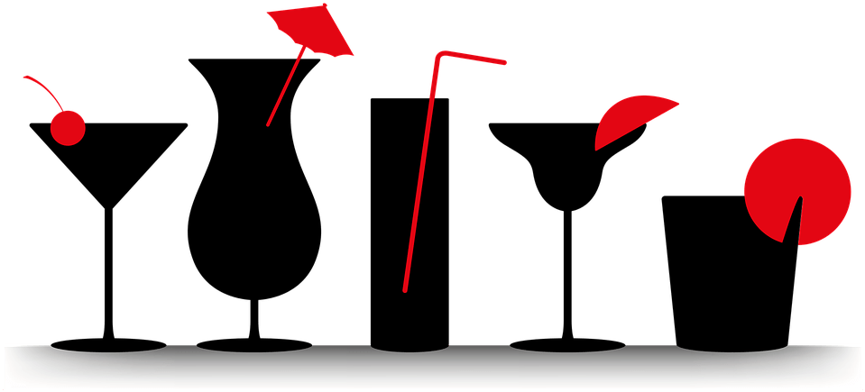 Cocktails Silhouette (960x480)
