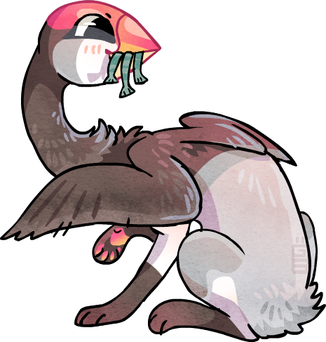 Fishing By Griffsnuff - Cartoon (465x487)