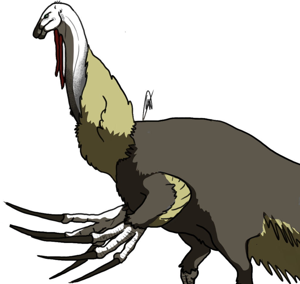 Therizinosaurus - Illustration (1024x1024)