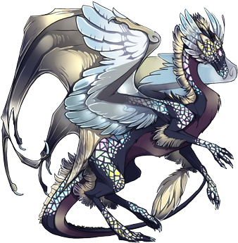 Stainedglassfinal - Dragon (350x350)