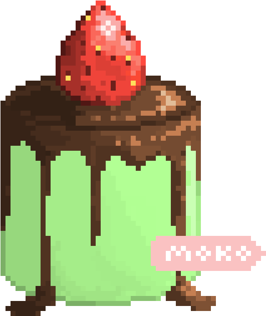 Matcha Chocolate Cake - Illustration (550x650)