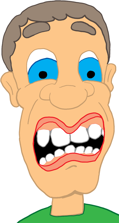Apprehensive, Horrified - Apprehensive Clipart (484x900)