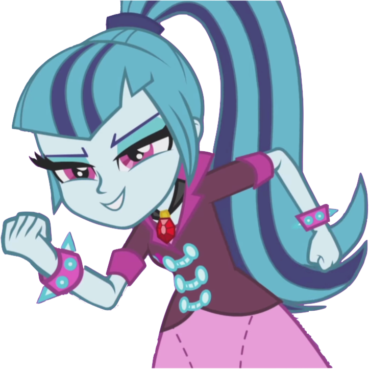 Sonata Dusk Singing By Hatershateyou - 彩虹 小 馬 繽紛 搖滾 反派 (723x722)