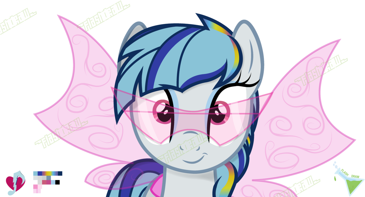 Sonata Rainbowfied - Cartoon (1280x711)