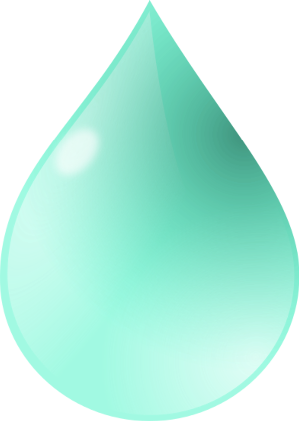 Vector Clip Art - Water Drop (600x845)