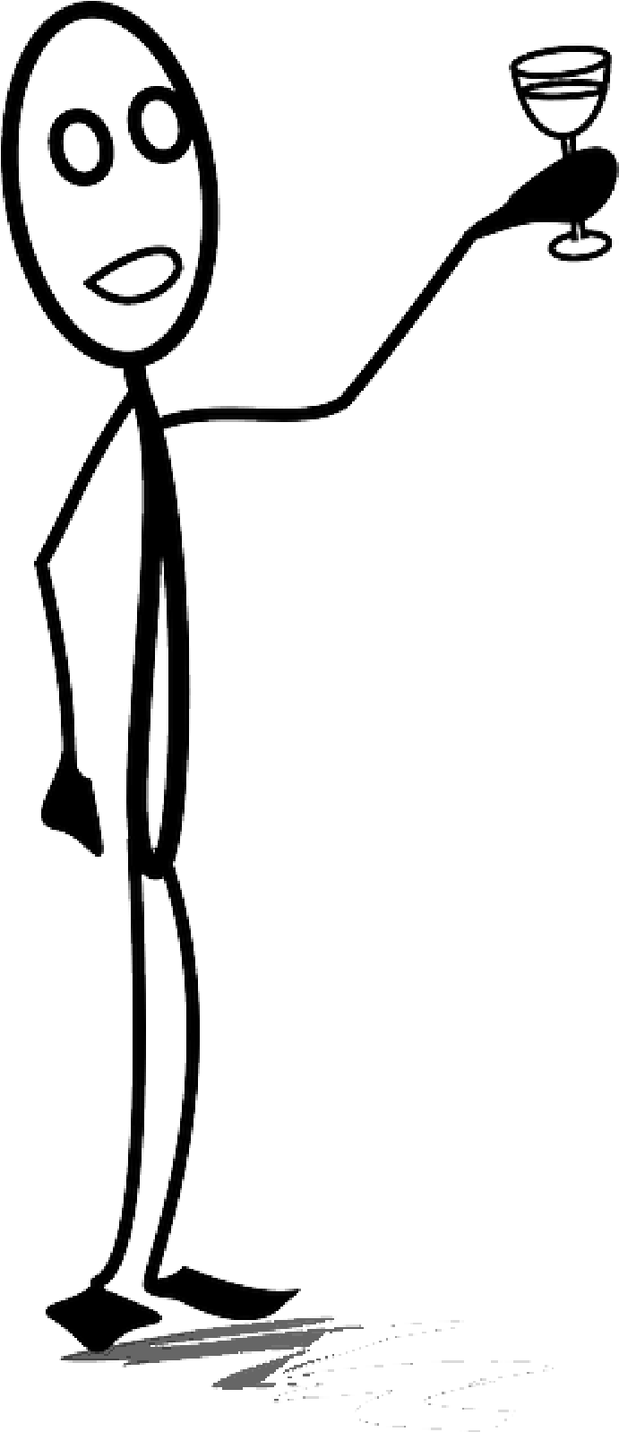 Celebration - Stick Figure With Drink (800x1600)