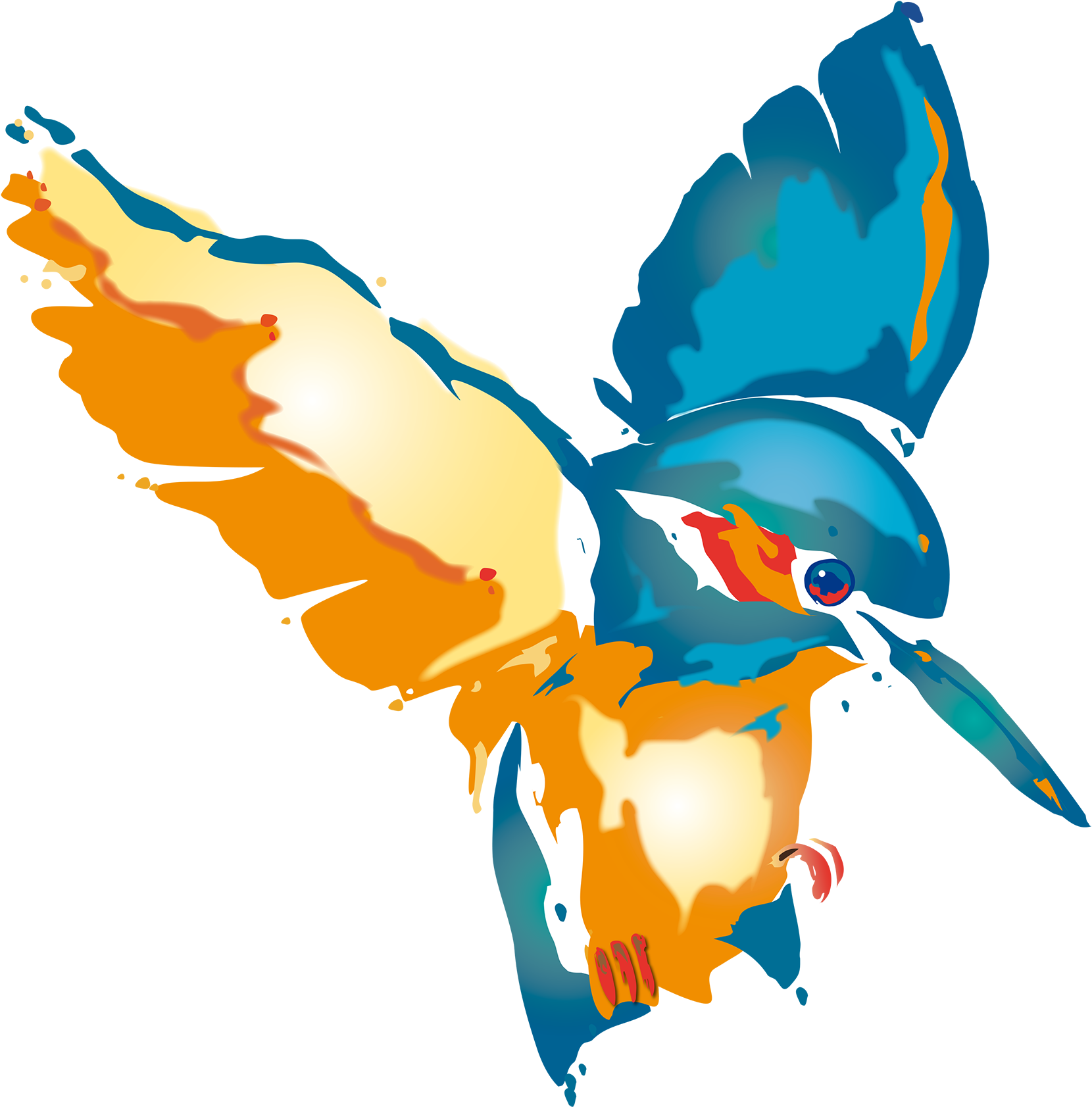 Kingfisher Clipart - Graphics (1743x1759)
