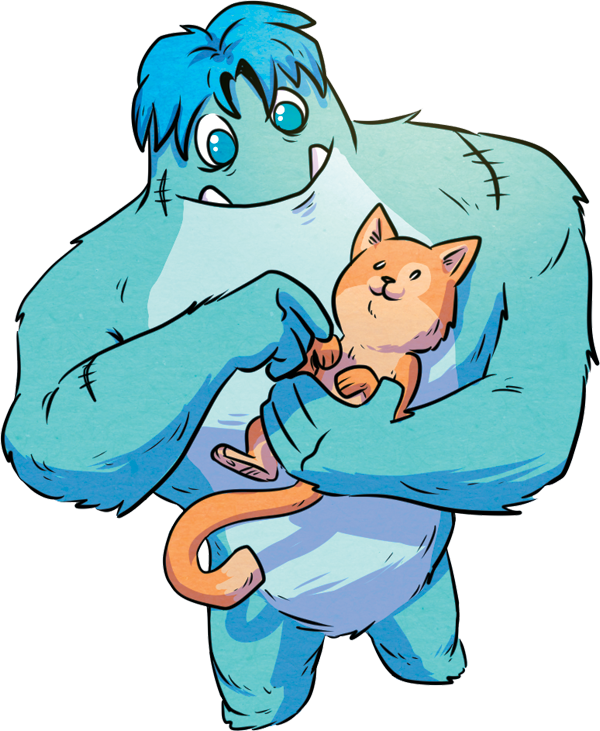 06 - Bully Buster - Cartoon (600x731)