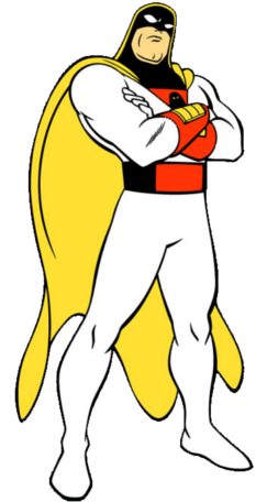 Ghost Clipart Old Man - Spaceman Cartoon Network (263x473)