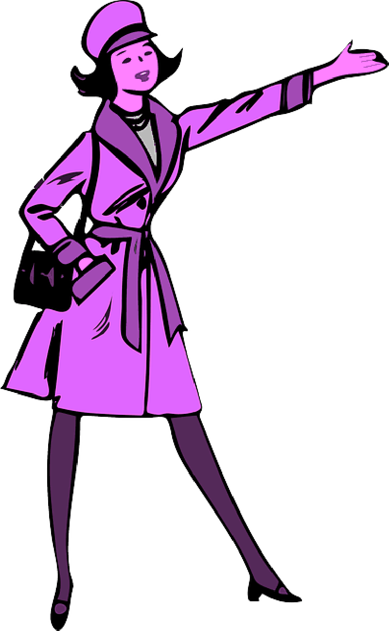 United Kingdom - Lady Clipart (800x1296)