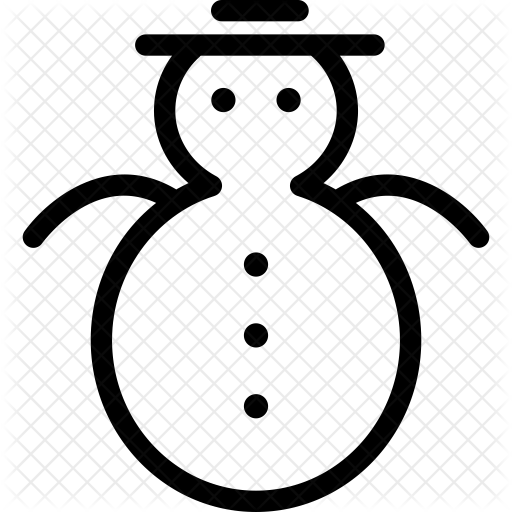 Snowman Icon - Winter (512x512)