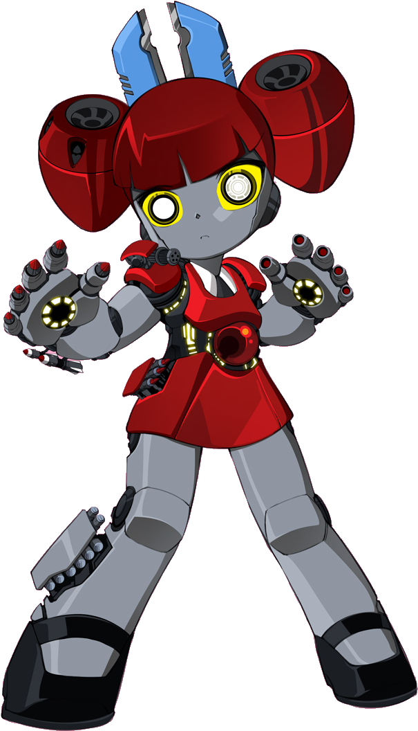 Dynamo - Robot With Red Hair (800x1132)