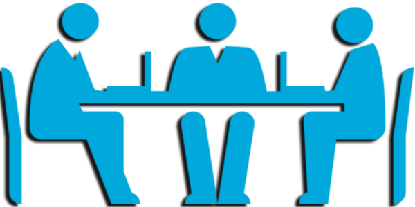 Face To Face Meeting Icon (600x300)