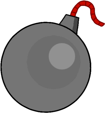 Bomb Clipart Black Object - Graphical Network Simulator-3 (854x480)