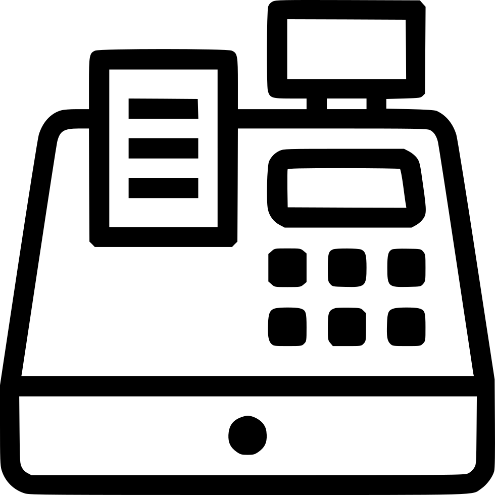 Cash Register Comments - Cash Register Vector Icon (980x980)