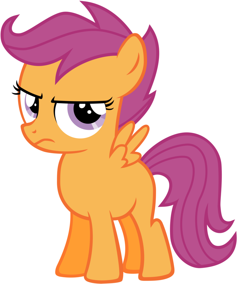 Annoyed - Scootaloo Annoyed (900x1217)