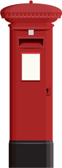 Postbox Png - Postbox Clip Art (216x560)
