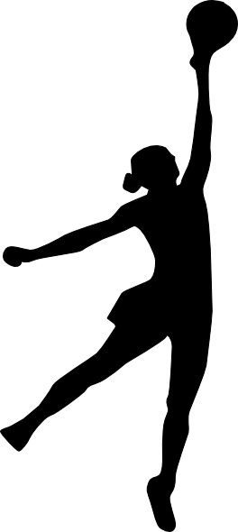 Netball - Netball Clipart (264x590)
