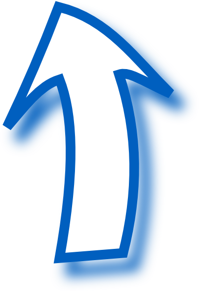 Blue Arrow Transparent Background (414x593)