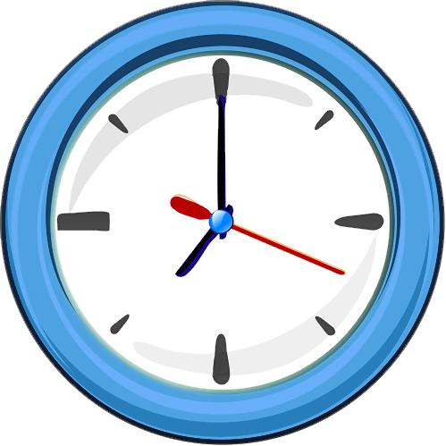 Clock Png Transparent Images Free Download Clip Art - Wall Clock Clipart Png (499x499)