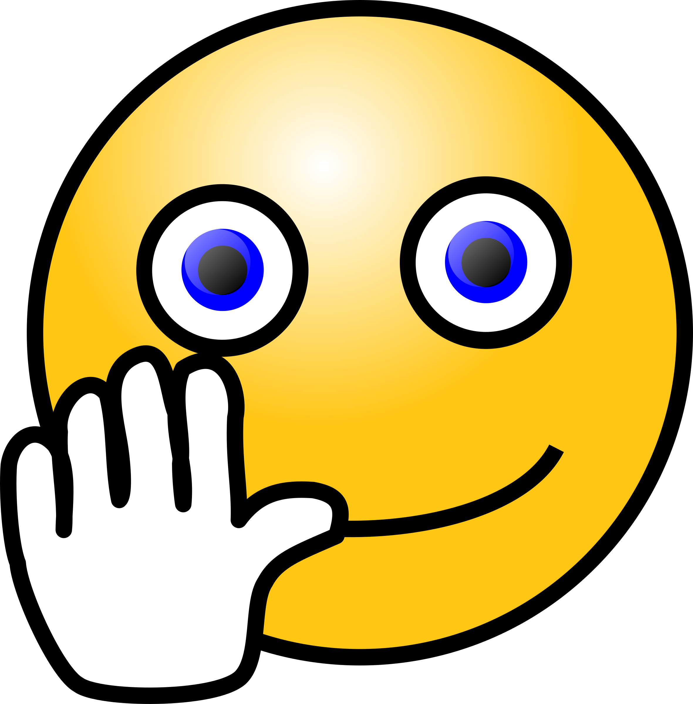 Big Image - Smiley Face Clip Art (2361x2400)