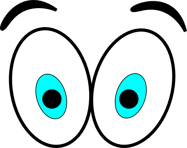 Big Cartoon Eyes Cartoon Eyes Clip Art At Vector Clip - Animated Eyes (728x573)