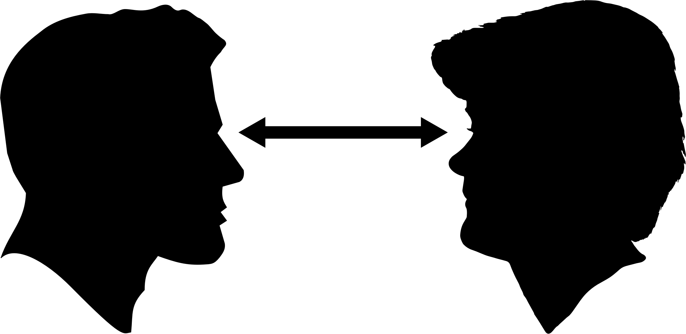 Medium Image - Eye Contact Png (2269x1105)